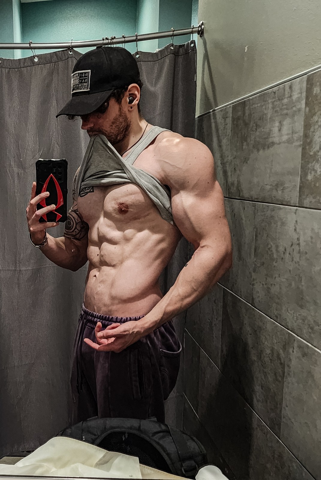 Coach J. after building lean muscle